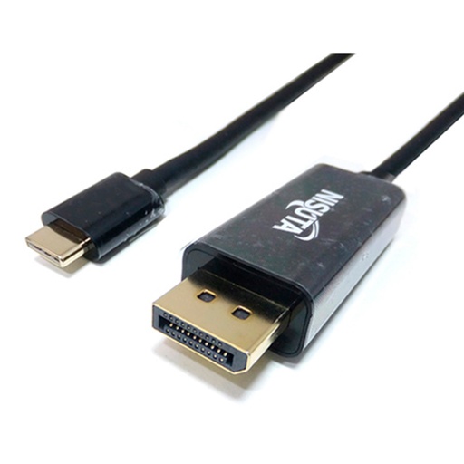 [1338] Nisuta Nsusbcdp - Cable Usb Tipo C 3.1 A Display Port 1.8 Mts