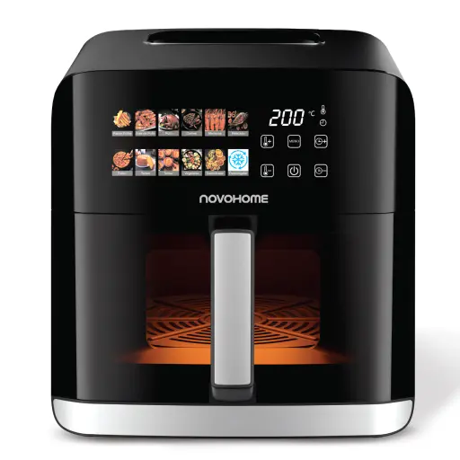 [9762] Novohome Nh-Af802Wix Air Fryer 8.5 Lts 1700W Black