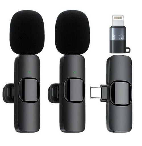 [951817] K9 Microfono Clip Inalambrico Doble Adap Tc + Ip – Mods-891 – Stock