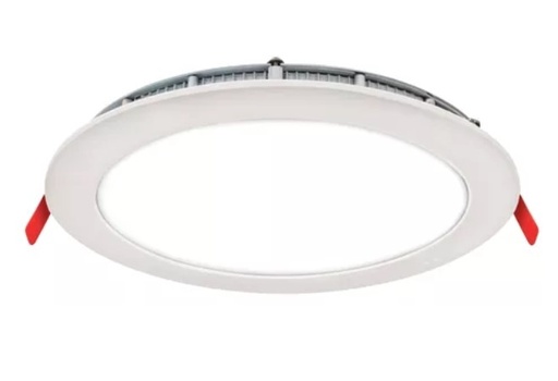 [9203] Novoled Nov-Per18C Panel Plafon Led De Embutir Redondo 18W 3000K Blanco Calido