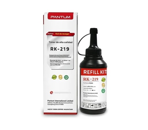 [4889] Pantum Rk-219 Refill Kit De Recarga Para Toner Pantum P2509W M6509Nw