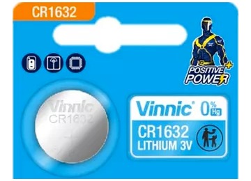 [9514] Pila Cr1632 Vinnic 3V X Unidad 1632 
