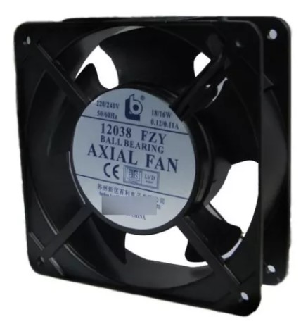 [1627] PRONEXT TURBINA COOLER 612038FZYB 120X120 MM CON RODAMIENTO 220V