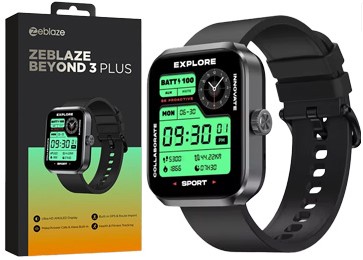 [9323] Smartwatch Zeblaze Beyond 3 Plus Frecuencia Cardiaca Oxigeno En SAngre Gps Ip67 Sumergible 3Atm