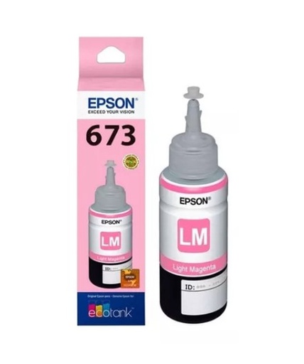 [8056] Tinta Epson Original T673 / L800 / 70Ml. Light Magenta