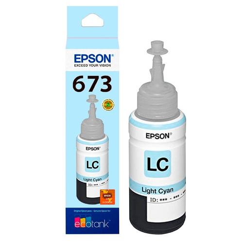 [1943] Tinta Epson Original T673 / L800 / 70Ml. Light Cyan