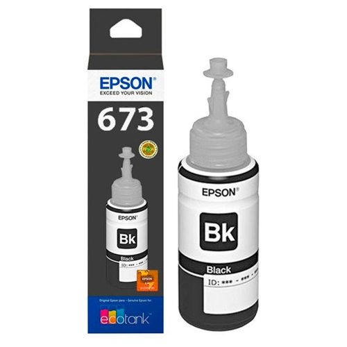 [1945] Tinta Epson Original T673 / L800 / 70Ml. Negro