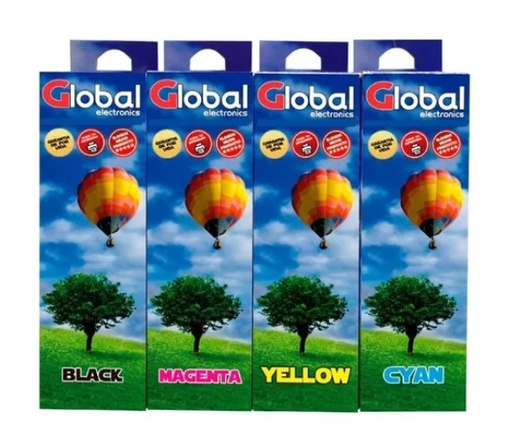 [1950] Tinta Premium Global Alternativa Para Epson Serie L T504 70 Cm3 Cyan Dye
