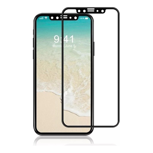 [2066] Vidrio Templado - 5D Iphone 11 Pro Max Negro