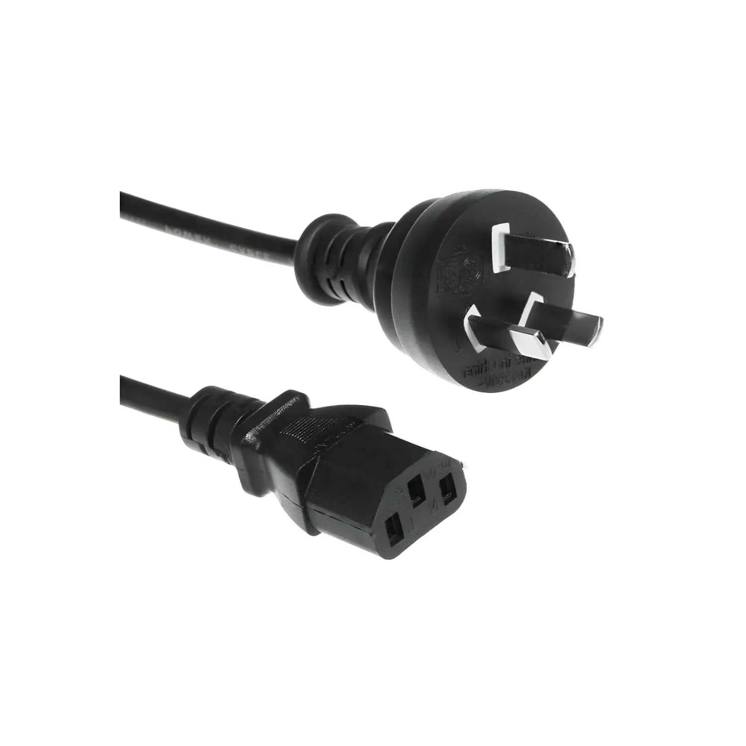 [951857] Cable De Alimentación Iram Para Pc 220V 10A Iec C13 1.5Mts