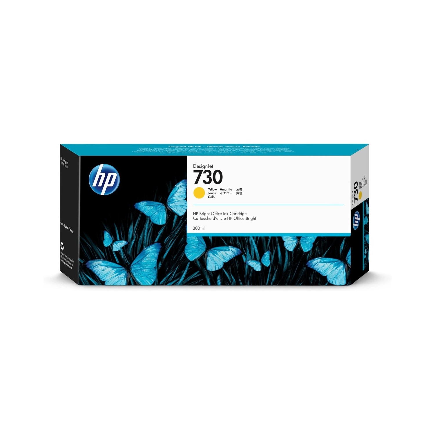 [951865] Cartucho De Tinta Plotter Hp  730  Amarilla Alta Capacidad