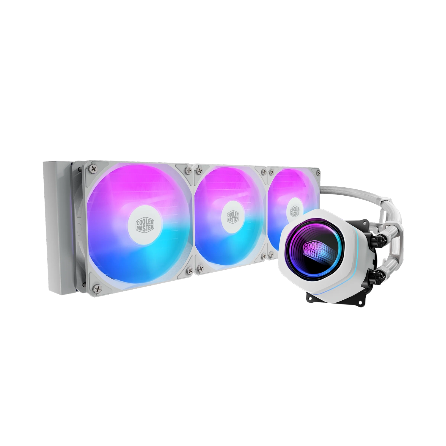 [951962] Water Cooler Cooler Master Masterliquid Core Nex 360 3 Fans 120Mm Argb White