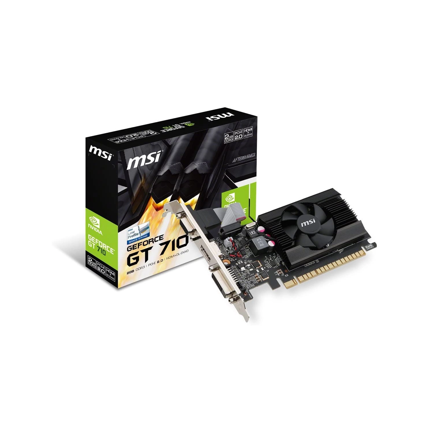 [0411806] Vga Msi Geforce Gt 710 2G Lp Ddr3 (0427)