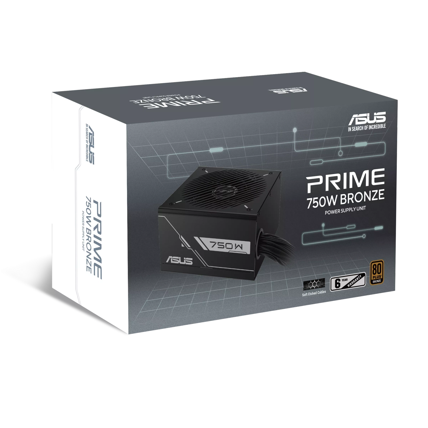 [952010] Fuente Asus Prime 750W Bronze Black