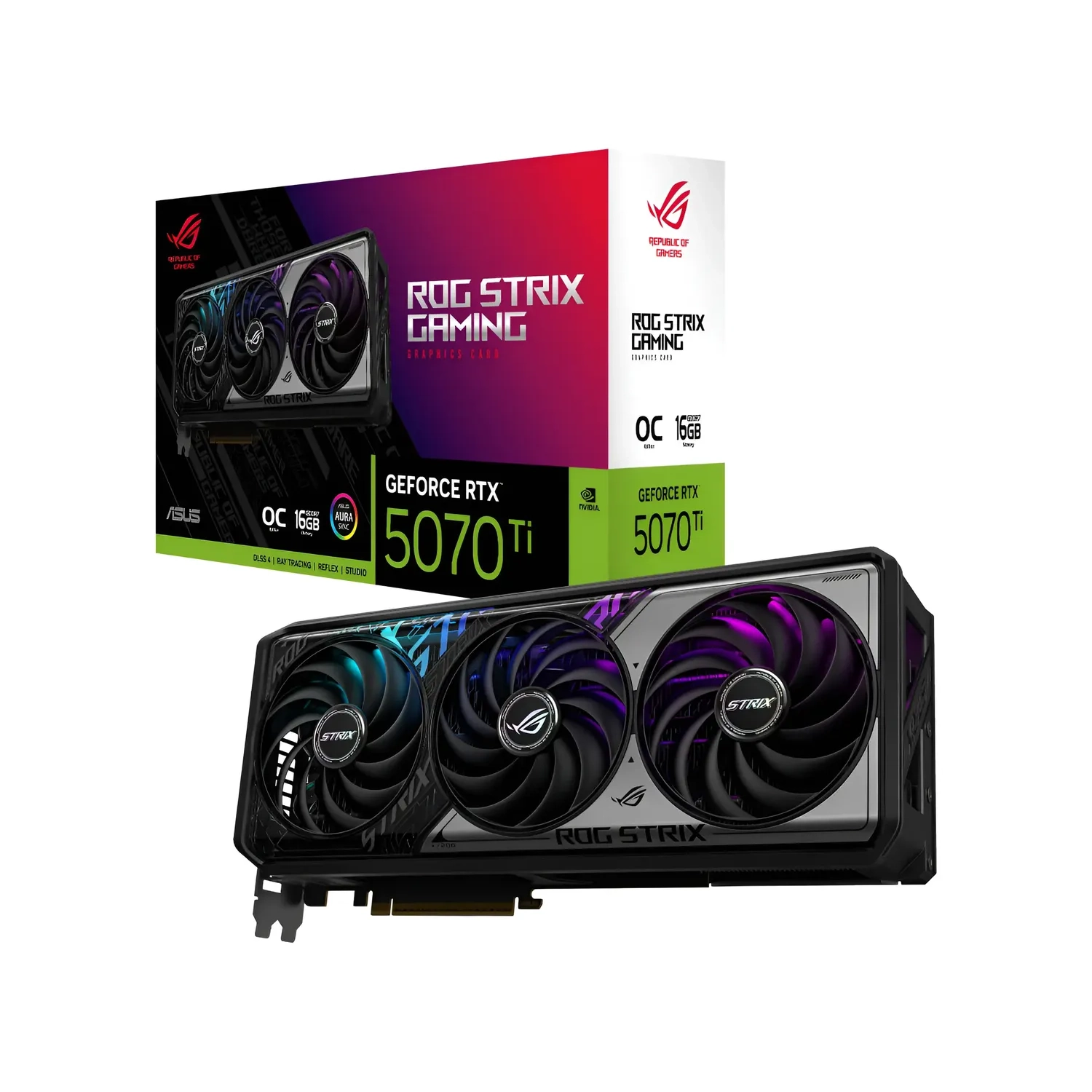 [952018] Placa De Video Asus Nvidia Geforce Rog Strix Rtx5070 12Gb Gddr7 Oc Edition