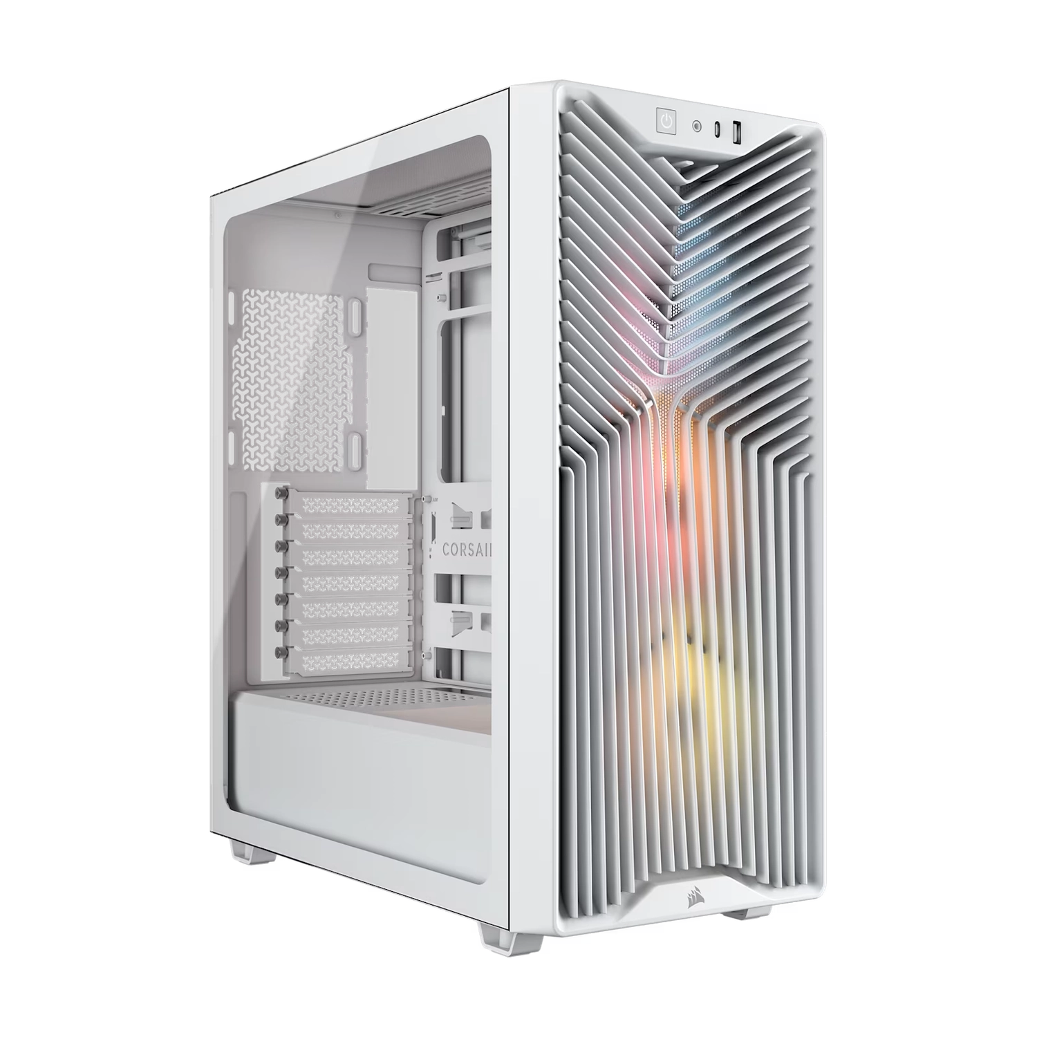 [952035] Gabinete Corsair 3200D Rs Argb Mid-Tower Performance Case Blanco
