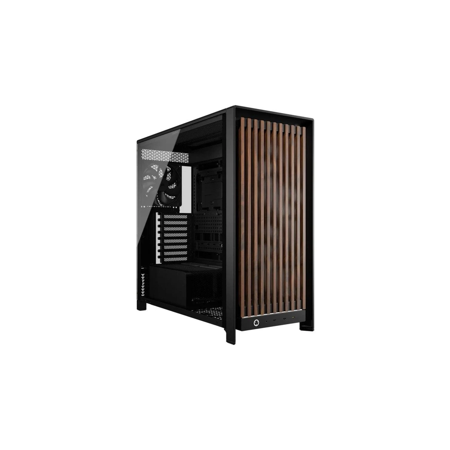 [952045] Gabinete Corsair Frame 5000D Wood Rs Performance Mid-Tower Case Negro / Madera