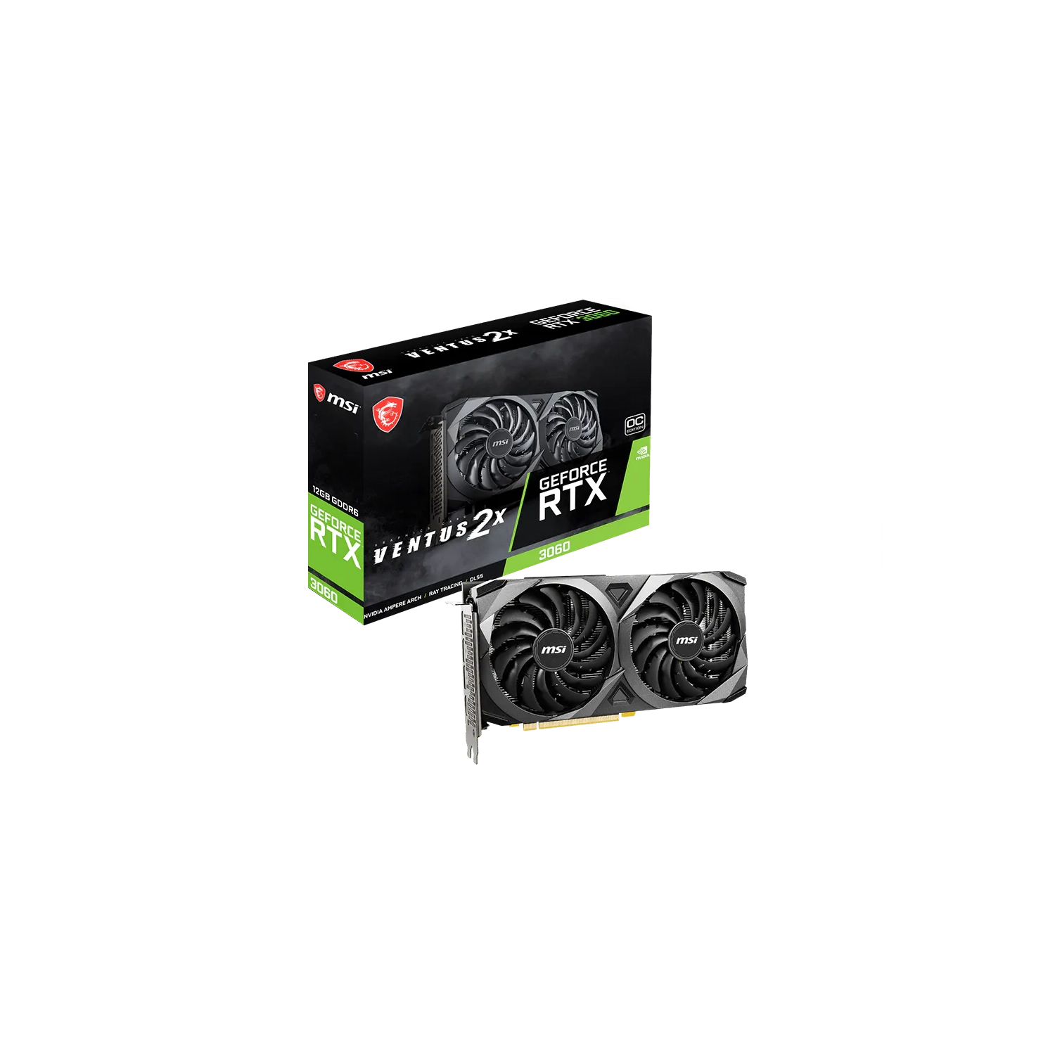 [952200] Placa De Video Msi Nvidia Geforce Rtx 3060 Ventus 2X 12G Oc V1