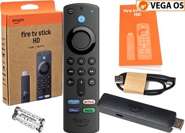 [952206] Reproductor Amazon Fire Stick Hd 2026 Con Control Remoto 2Xaaa Con Alexa Disney Netflix Prime Hbo Youtube - No Android - Vega Os