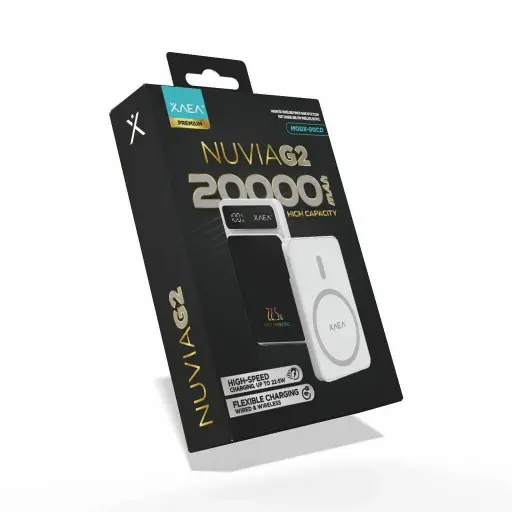 [952225] Xaea Power bank nuvia g2 20.000mah carga rapida por cable o inalambrica