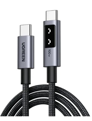 [952238] Ugreen L509-uno cable usb c a usb c carga rapida 100w 20v 5A 480mbps datos