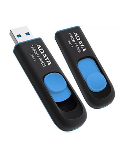 [8424] PENDRIVE USB ADATA UV128 64GB USB 3.2 (AUV128-64G-RBE)