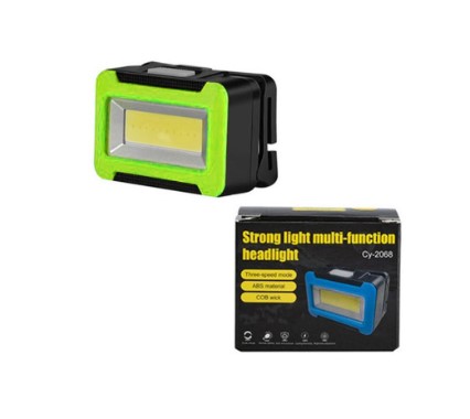 [9844] LINTERNA CY2068 MINERO LED COB FIJA A PILAS 3XAAA