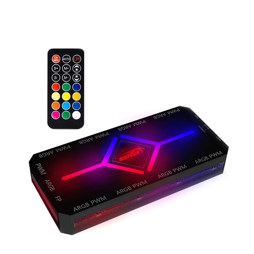 [10042] Sentey Controladora Argb - Pwm Fan Gs-2700 Inc/Control Remoto A-Rgb + Pwm