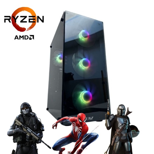 [8763] Pc Gamer Armada Ryzen 7 5700G Am4 32Gb Ram M.2 500Gb Fuente 700W 80+ White Fs10 Sentey