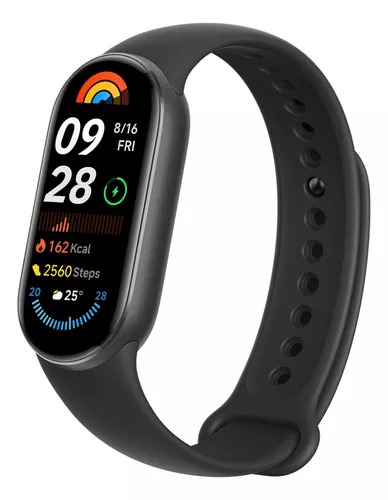 [10076] SMARTBAND XIAOMI MI BAND 9 5ATM RESISTENCIA AL AGUA 100 MODOS DEPORTIVOS BLUETOOTH 5.4 BATERIA 180MAH 1.62"