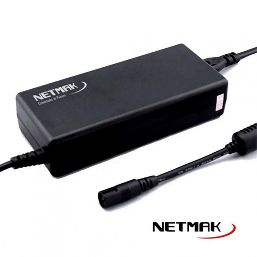 [10109] NETMAK NM-1287 CARGADOR UNIVERSAL AUTOMATICO NOTEBOOK 90W