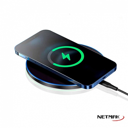 [10113] NETMAK NM-BC16 BASE DE CARGA INALAMBRICA DE 15W  