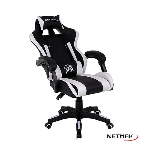[10116] NETMAK NM-BEAST-W SILLA GAMER BLANCO