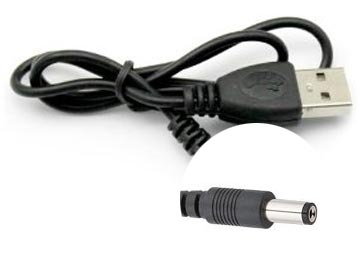 [10150] CABLE CARGADOR TABLET USB A PLUG 5.5X2.1MM