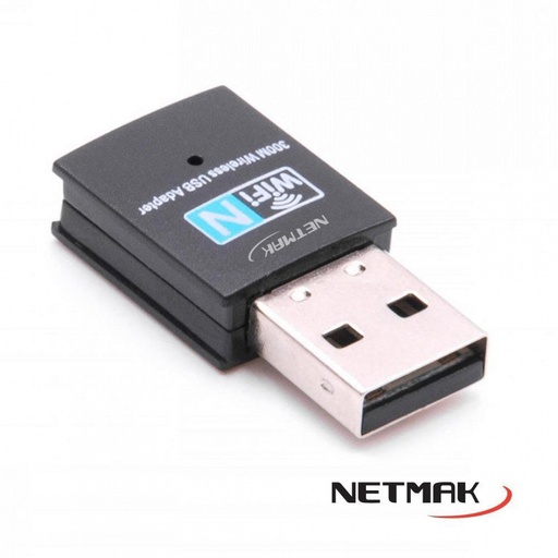 [10124] NETMAK NM-CS300 PLACA DE RED USB WIFI 300 MBPS 