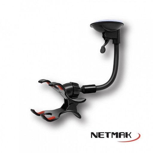 [10129] Netmak Nm-Hc21 Holder Soporte Celular Brazo Flexible Para Auto