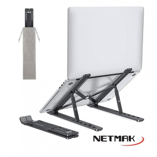 [10131] NETMAK NM-HC75 SOPORTE NOTEBOOK TABLET HASTA 17"