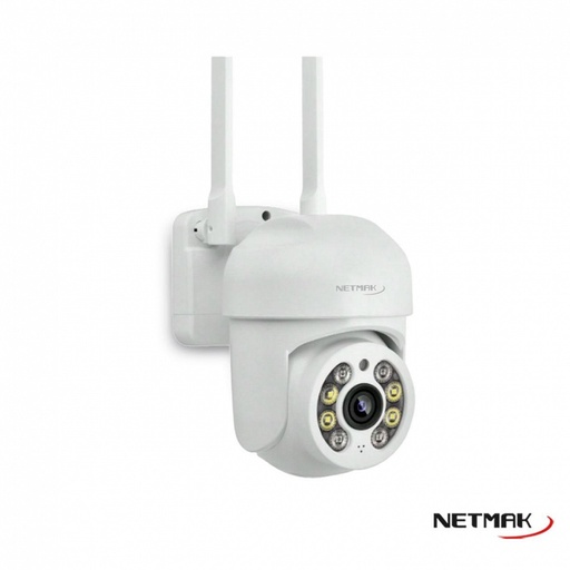 [10134] Netmak Nm-Ipcam3 Camara De Seguridad Wifi Ip Para Exterior 1080P