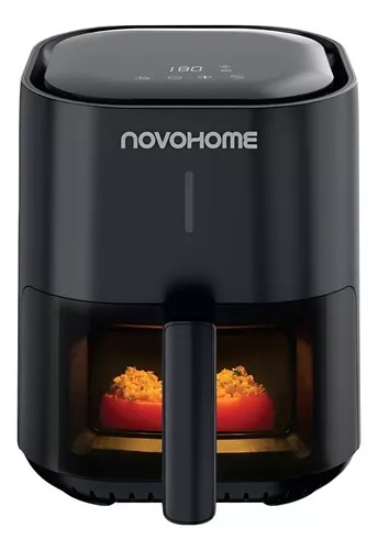[10241] Novohome Nh-Af04N Air Fryer Freidora 4.5 Lts Con Ventana Visor Black
