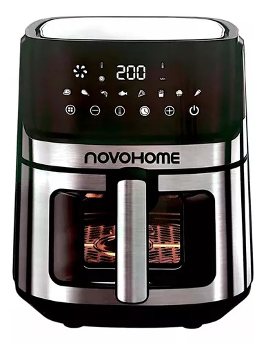 [10242] Novohome Nh-Af70Wix Air Fryer Freidora 7Lts 1700W Black